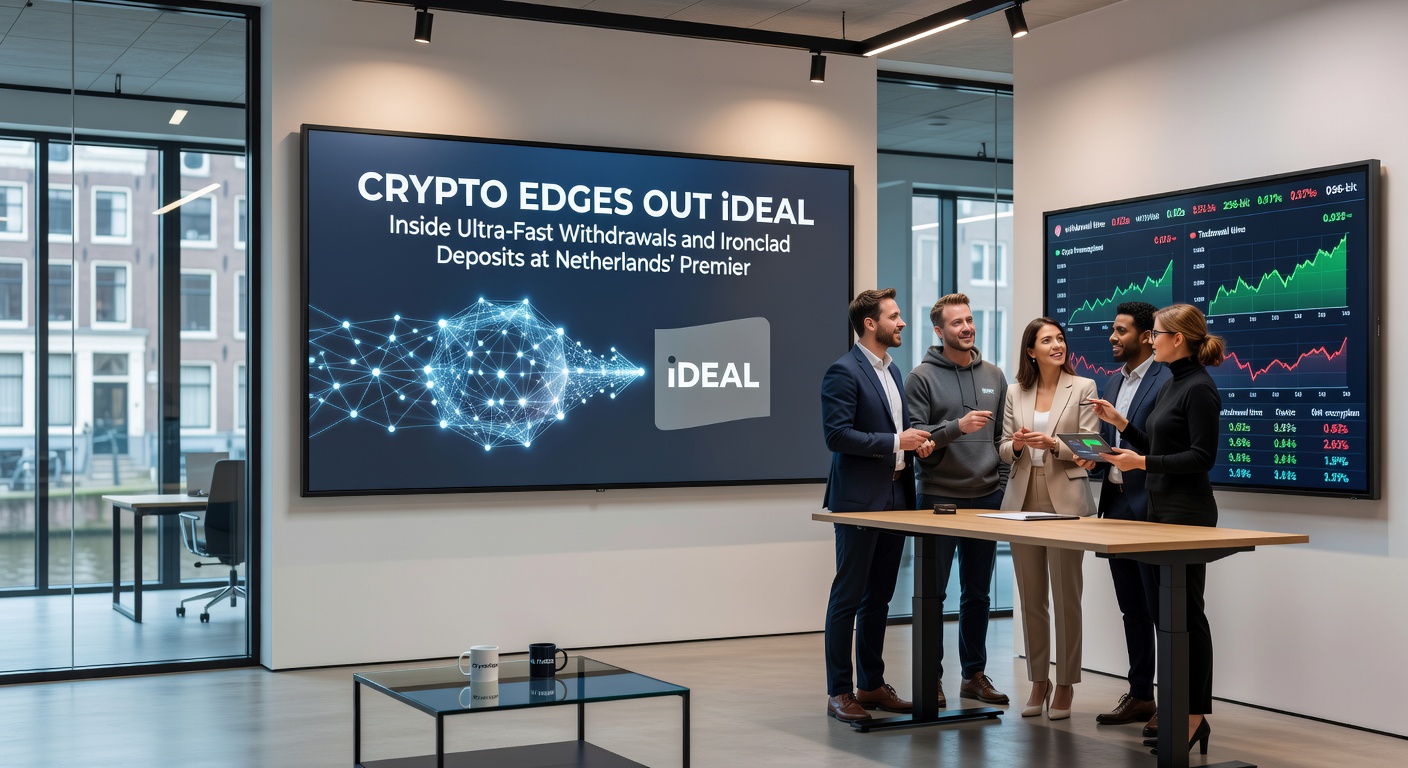 Schermafbeelding van een crypto-wallet transactie in een Nederlands online casino, met bevestiging van een uitbetaling binnen 5 minuten