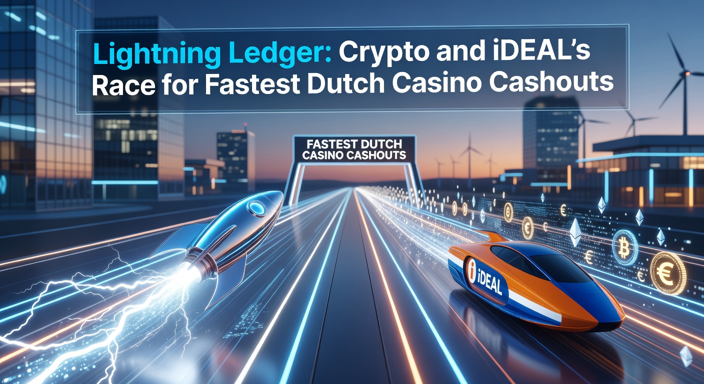 Grafiek met vergelijking van uitbetalingssnelheden tussen Lightning Ledger, crypto en iDEAL bij Nederlandse online casinos