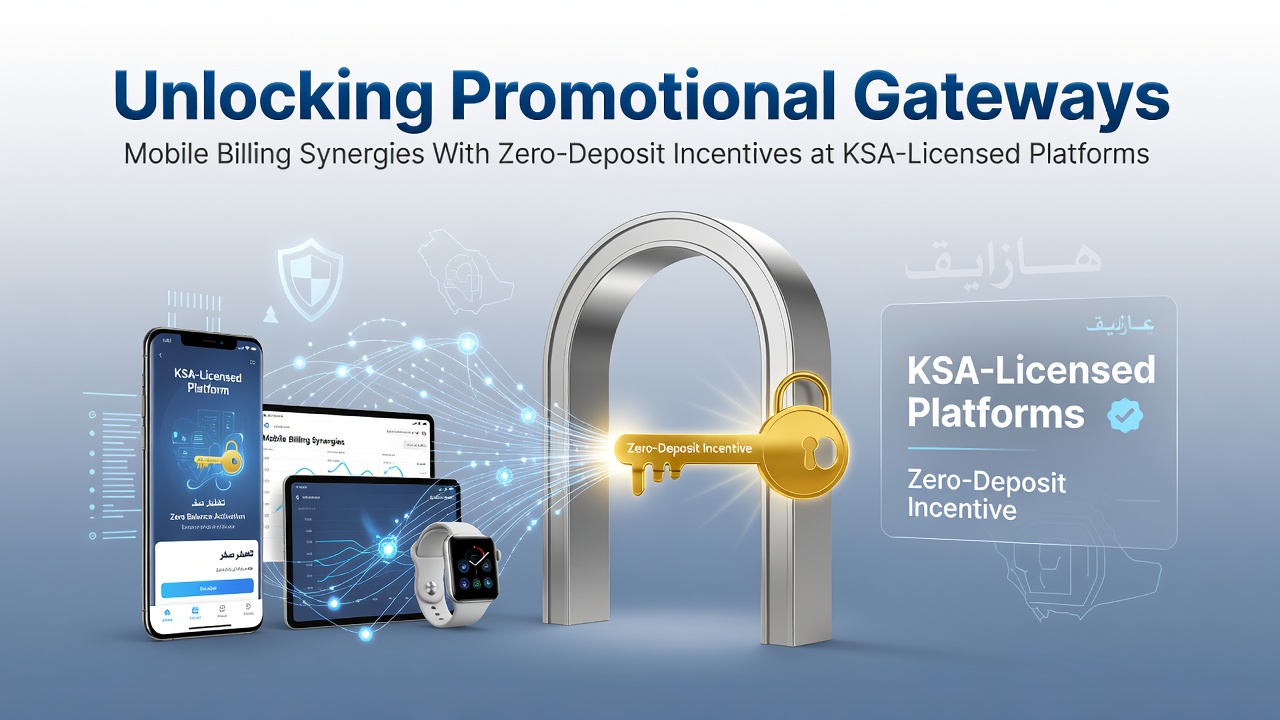 Illustratie van mobiele facturering en promotionele gateways bij online casino platforms