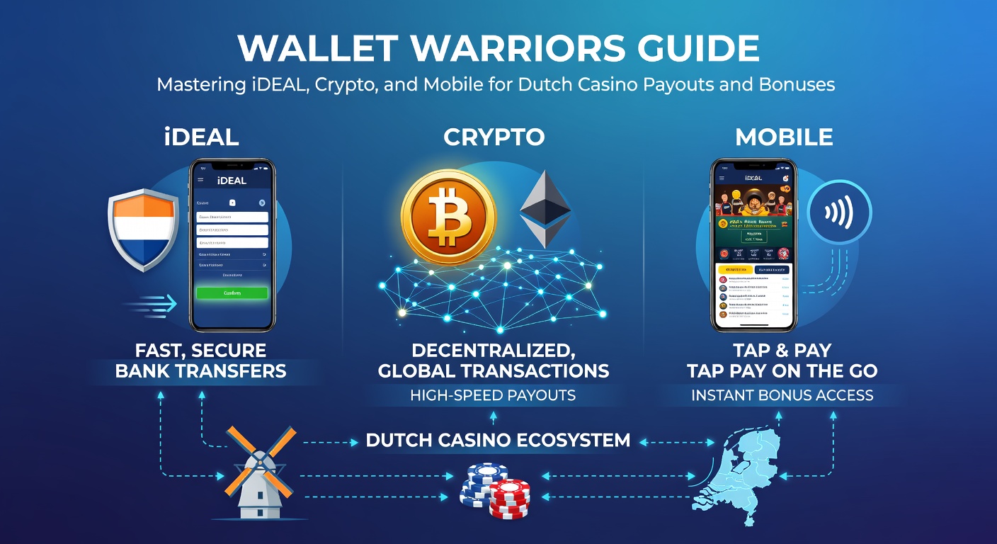 Smartphone met mobiele betaalapps en casino-interface, illustrerend naadloze uitbetalingen en bonusactivaties op de mobiel